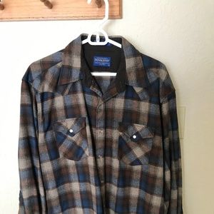 Wool Pendleton Flannel